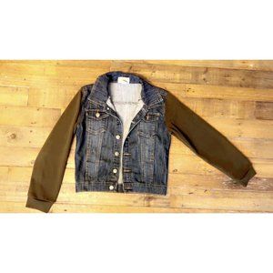 Daniel Boys Denim Blue Jean Button Front Jacket, Size XL